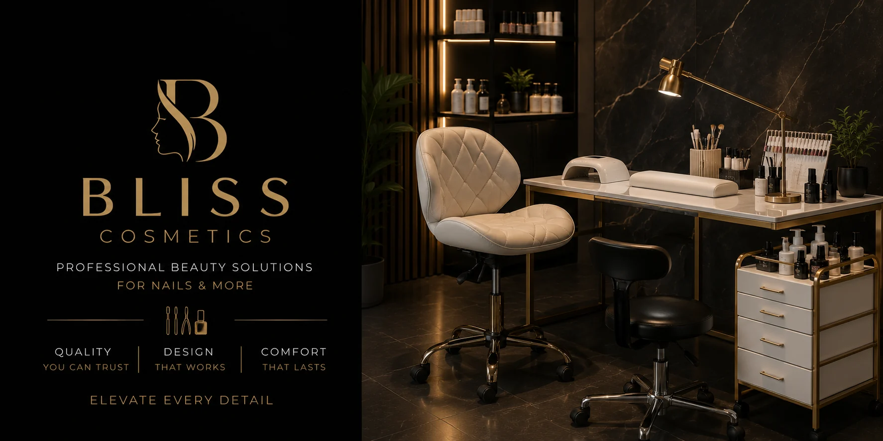 Bliss Cosmetics, επαγγελματικός εξοπλισμός για μανικιούρ και πεντικιούρ